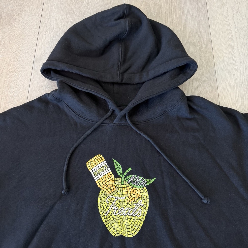 Kith Treats Hoodie Cider Williams III Apple Men's Size XXL 2XL Black Pullover